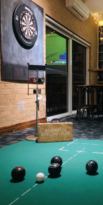 Indoor activities at the Brunswick Bowling Club